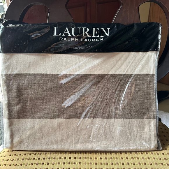 NIP $385 LAUREN RALPH LAUREN KING BED BLANKET - Picture 5 of 7